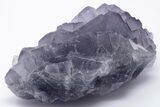 Purple-Blue, Cubic Fluorite Crystal Cluster - Pakistan #197013-1
